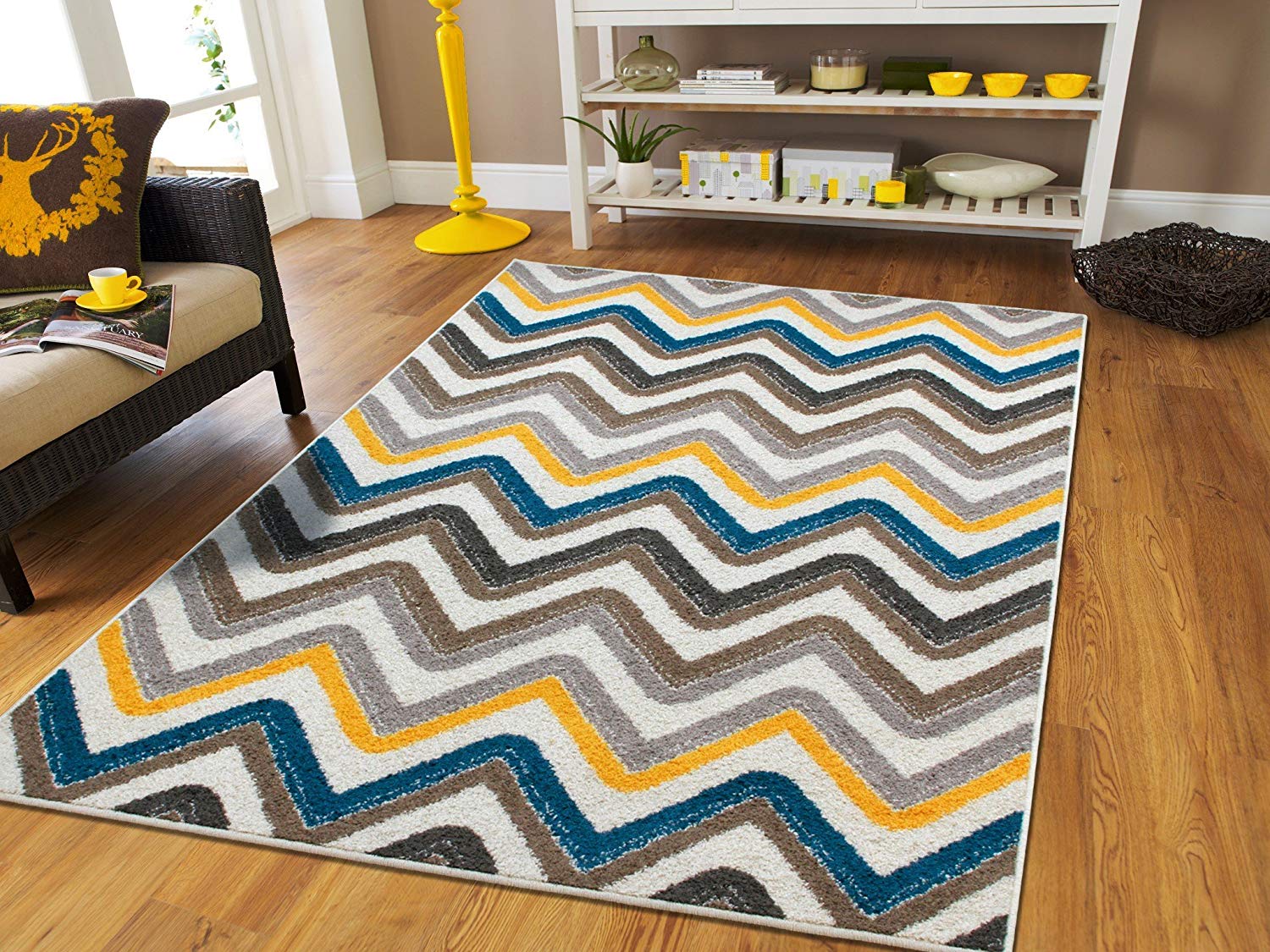 Clearance area rugs amazon.com: new fashion zigzag style large area rugs 8x11 clearance under  100 EELWZXX