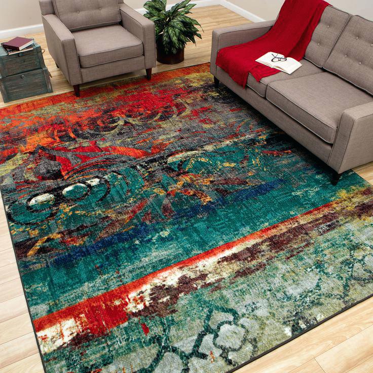 colourful area rug multi colored throw rugs this colorful area rug features bright hues of BNGVIJC