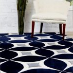 Contemporary affordable rugs navy ... FGSOTHU
