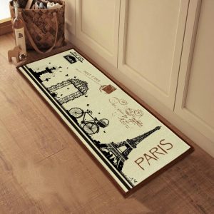 country rugs and door mats modern concept french country kitchen decor with eifel tower printed doormat  la EZCMUTI