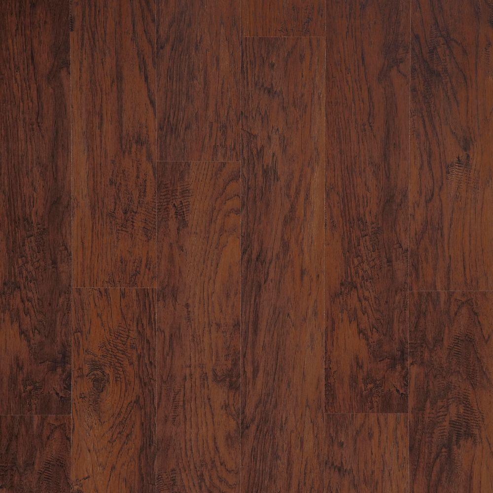 dark laminate flooring trafficmaster dark brown hickory 7 mm thick x 8-1/32 in. wide AUSIDBP