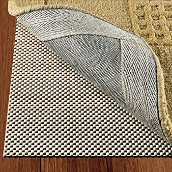 doublecheck products non slip area rug pad size 4u0027 x 6u0027 extra strong EJNQBUF