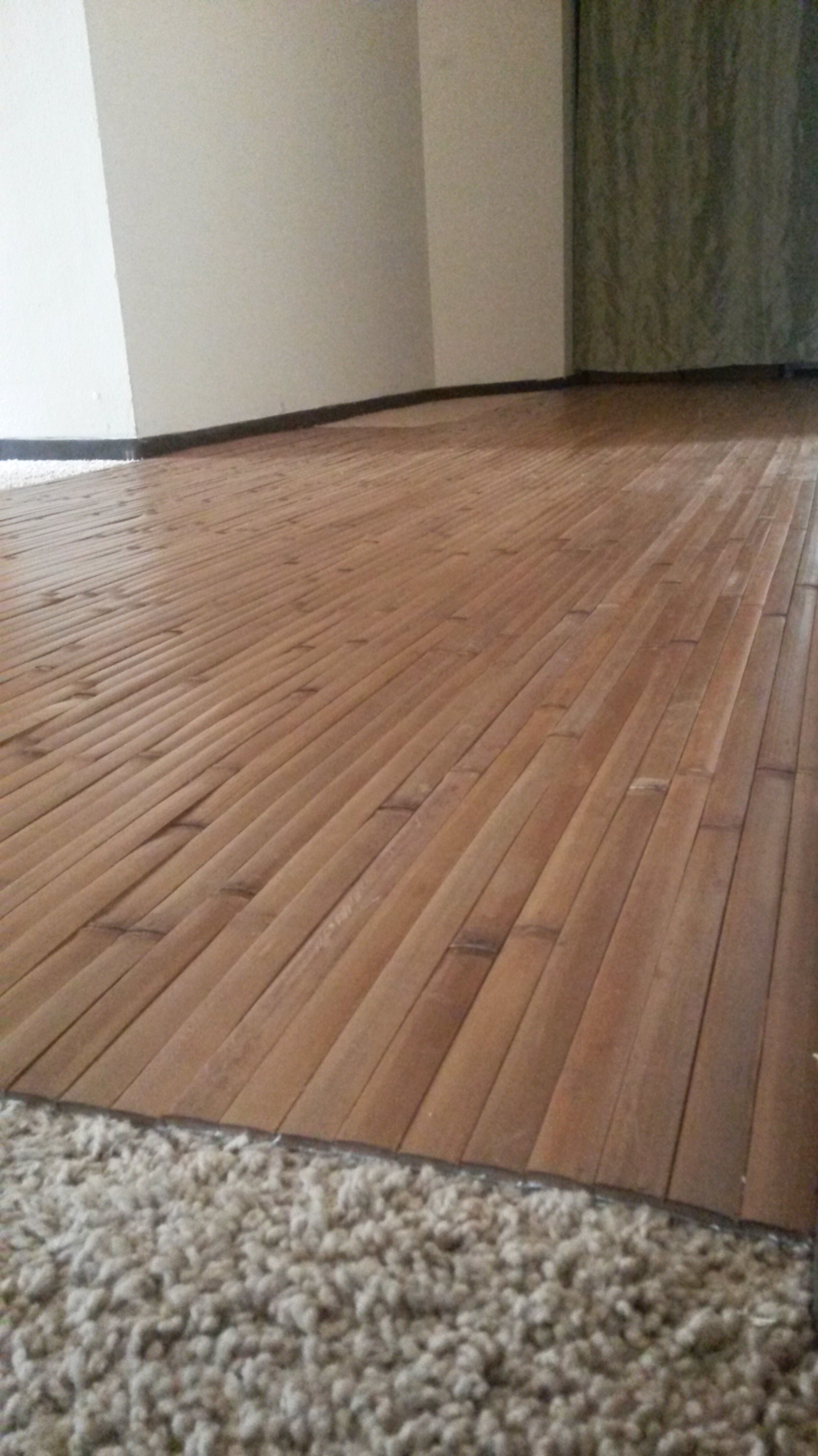 floor carpet 8u0027 x 4u0027 bamboo wall panels make great flooring over carpet. UCSZYGZ