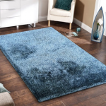 Floor rug 5x7 amore blue shag floor rug EULXDBR
