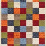 Funky rugs image is loading zante-rug-multi-coloured-squares-checked-tiles-funky- GSGCNQD