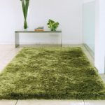 green rugs whisper shiney shaggy rugs in apple - free uk delivery IBKWSDA