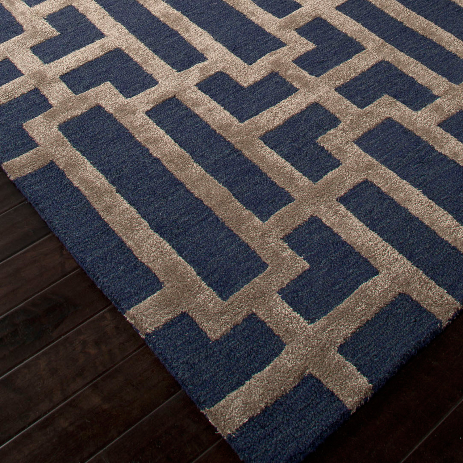 hand tufted rugs hand-tufted wool // art silk dallas rug (5u0027 x ... CHKGMVA