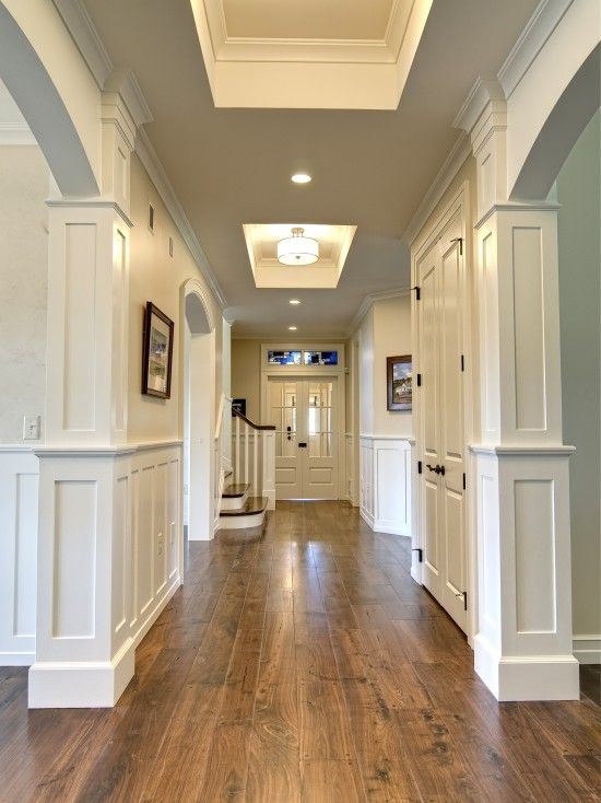 hardwood flooring ideas walnut hardwood floors against white walls and doors - beautiful PPYRYQR
