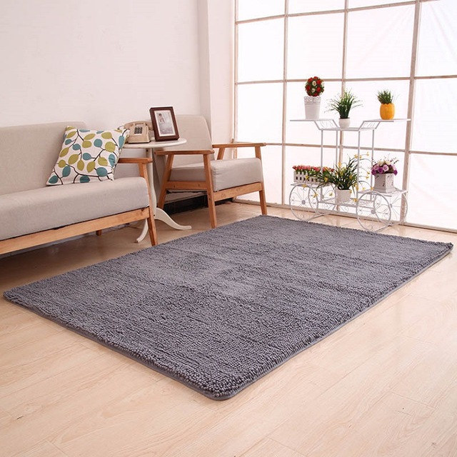 high quality carpets 40x60cm high quality carpet soft solid carpet chenille water absorption  bathroom mats YYRCMNV