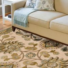 home rugs artistic weavers lauren ivory viscose and chenille 9 ft. x 12 ft. area NLQBSFO