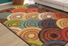 home rugs better homes and gardens bright dotted circles area rug or runner - ISBWNMK