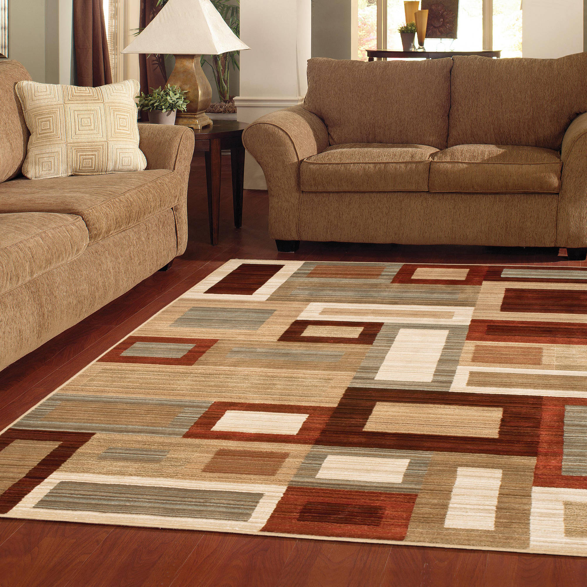 home rugs better homes and gardens franklin squares area rug or runner - walmart.com ITOEPQA