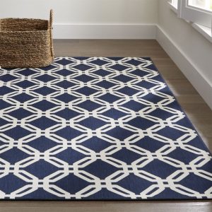 indoor outdoor rug arlo blue outdoor rug | crate and barrel QWHULOZ