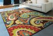 indoor rugs amazon.com: orian rugs indoor/outdoor paisley monteray multi area rug (5u00272 OVXPRMR