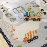 kids rug construction rug | pottery barn kids JGRJTRF