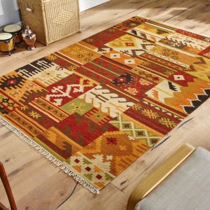 kilims rugs kilim rug on wooden flooring with chair on frame of image the rug ZILALUD
