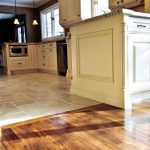 kitchen tile flooring #kitchen idea of the day: perfectly smooth transition from hardwood flooring  to SDQANOX