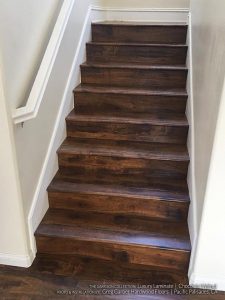 laminate flooring on stairs chocolate walnut laminate flooring hardwood flooring stairs staircase MMDLVYF