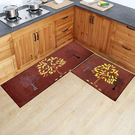 Large kitchen rugs hebe extra large kitchen rugs 2 piece set non-slip kitchen mat and runner LPLKRPO