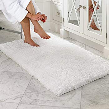 lochas luxury soft bathroom rug non-skid rubber back water absorbable bath  mat WENQBIE