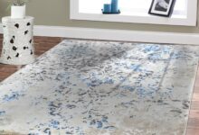 luxury high quality rugs for living room 5x8 cream blue dynamix modern rug FIOCXDX
