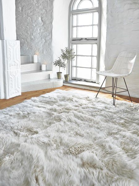 luxury rugs this extra large long wool sheepskin rug creates a rustic or modern style EXZRPTX