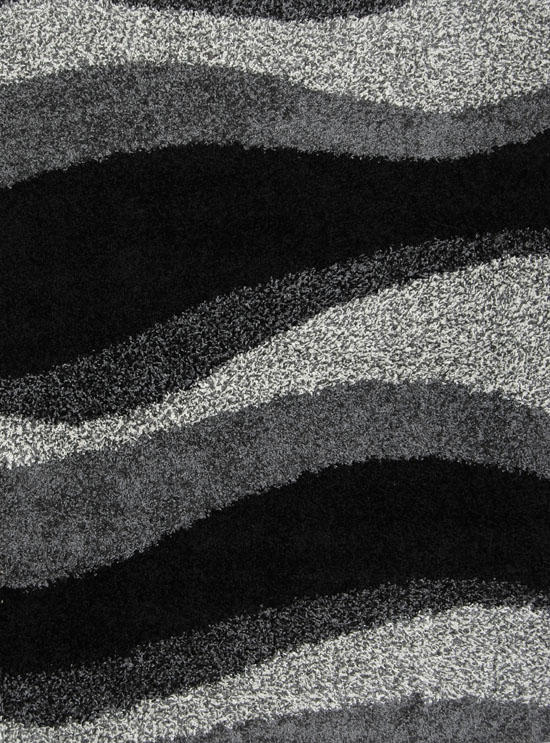 modern black area rug amazing contemporary modern shag black gray area rug waves shaggy floor  intended SSQWLVK