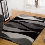 modern black area rug area rugs marvelous white and black area rug rugs best decor within red XTIPAZT