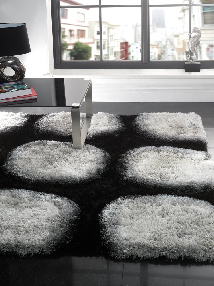 modern black area rug black and white area rugs contemporary GYPJACG