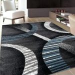 modern black area rug modern area rugs area rugs area rugs contemporary modern black blue white RELRZBC