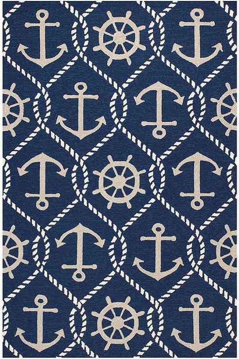 nautical rugs navy nautical symbols rug TTXGOZU