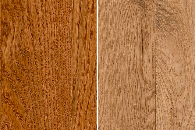 oak hardwood flooring red oak and white oak comparison MDDYFDD