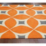 orange rugs ... nuloom barcelona deep orange rectangular area rug DEUDGOS