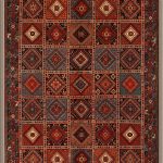 oriental carpet patterns old persian yalameh rug PAOWRLW