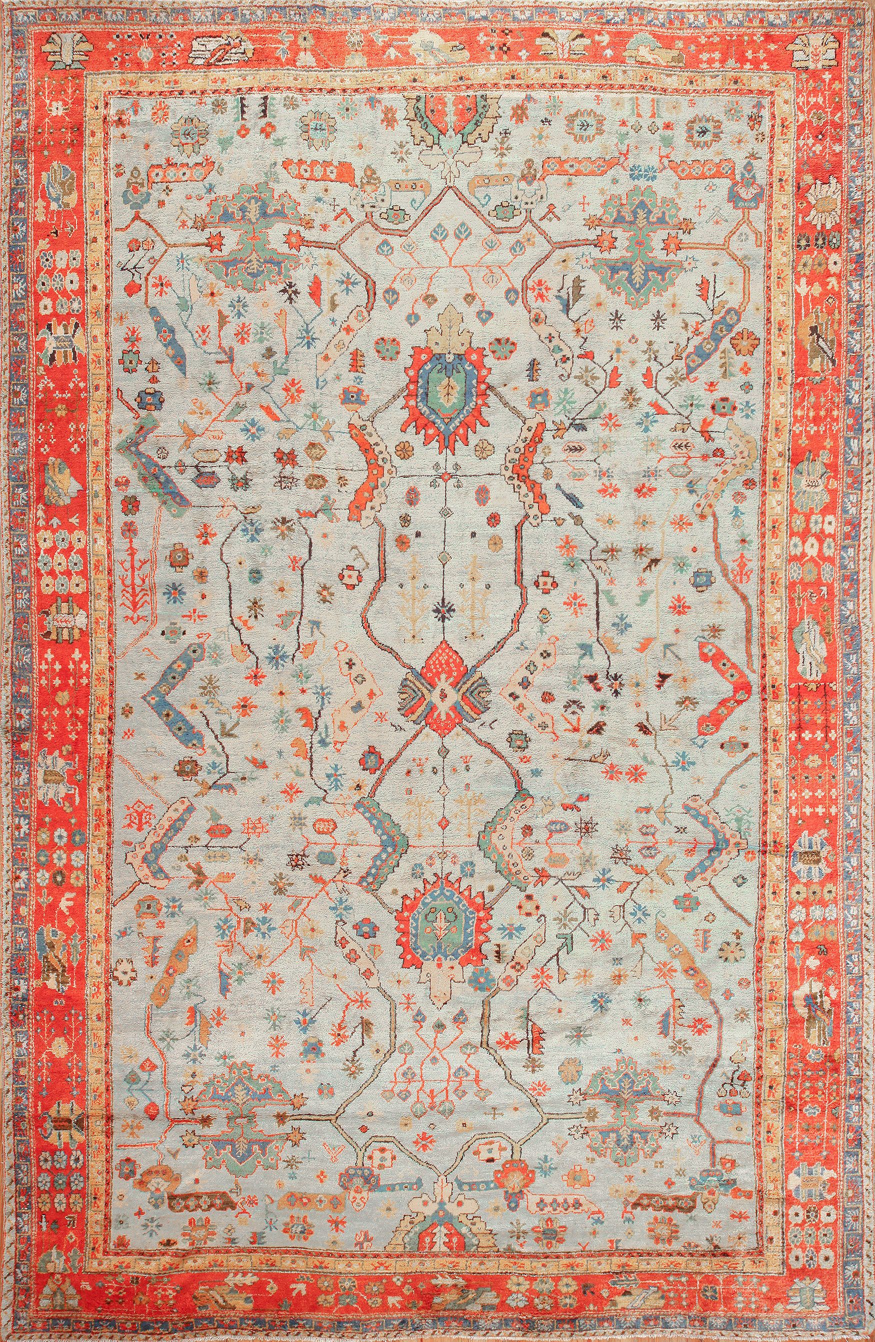 Turkish oushak rugs