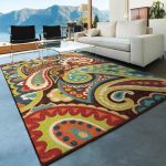 outdoor area rug amazon.com: orian rugs indoor/outdoor paisley monteray multi area rug (5u00272 PXKXJNI