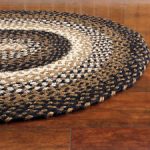 oval braided rugs braided area rug black tan cream oval rectangle primitive country ihf  stallion AUOYFKS