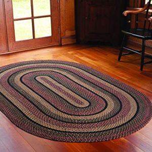oval braided rugs ihf home decor blackberry design braided area rug country style oval floor SKUJYCO