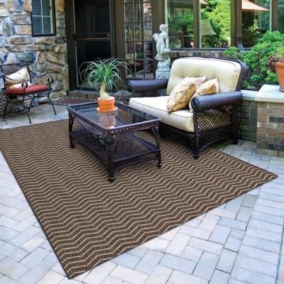 Patio rug aster rectangular patio rug - grey/silver : target YZBBNPK