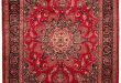 persian carpets and rugs cherry red and navy blue mashad persian rug QZTOYZB