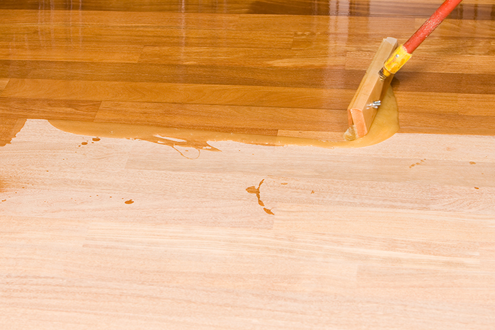 prefinished wood flooring staining your own unfinished hardwood floor FZBWWVY