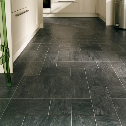 professional continuous black slate laminate tiles RUIJLRY