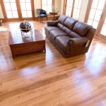 red oak flooring modern-living-room TFTCUBL