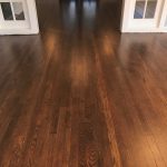 red oak flooring refinished red oak hardwood floors - entryway and music room RFKOEWU