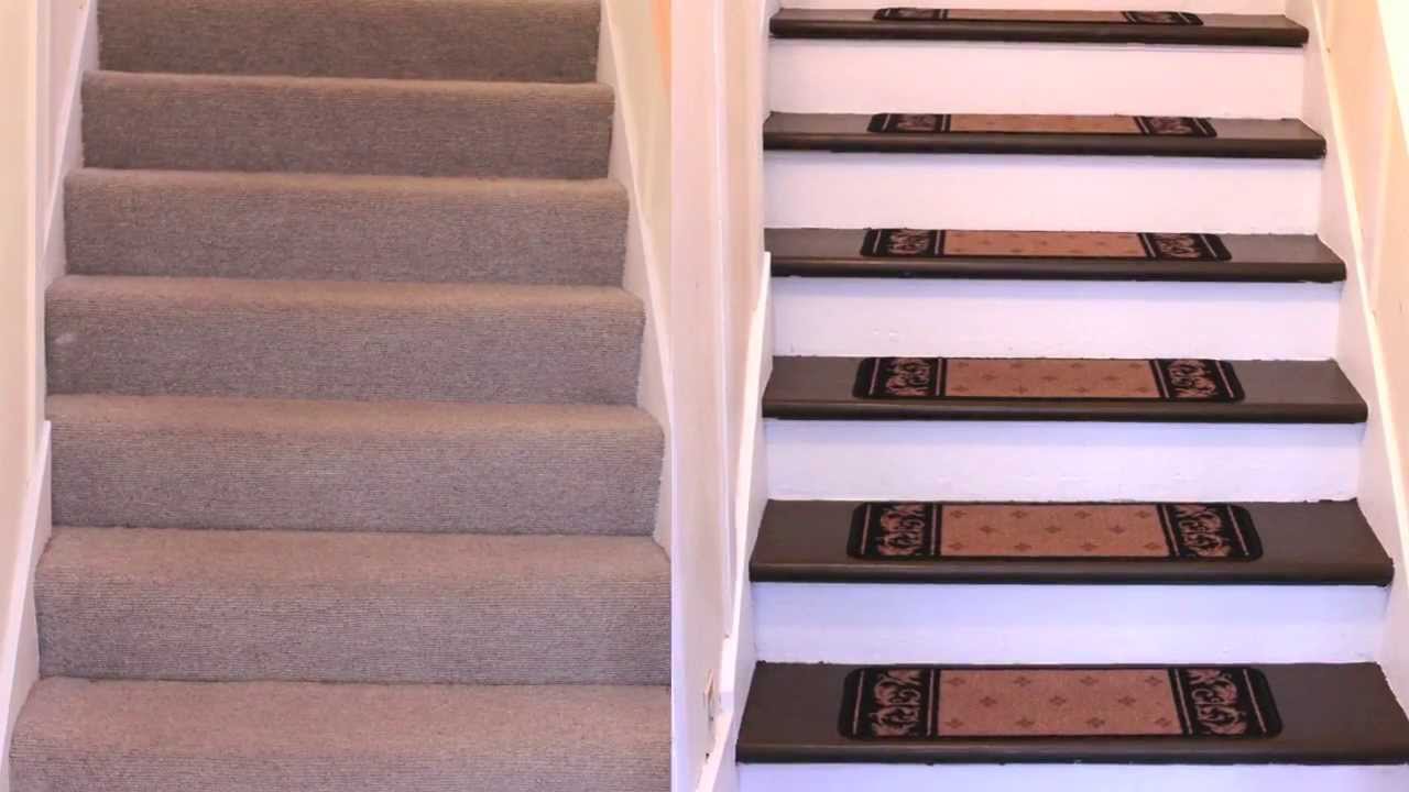 replace carpet on stairs how to renovate carpeted stairs to hardwood - diy - youtube OJENZDF