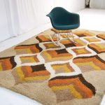 Retro rugs large vintage retro floor rug carpet retro abstract chevron panton era 60s EXKFLHW