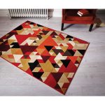 Retro rugs retro funky pyramids rug by flair rugs - therugshopuk PZSBEMQ