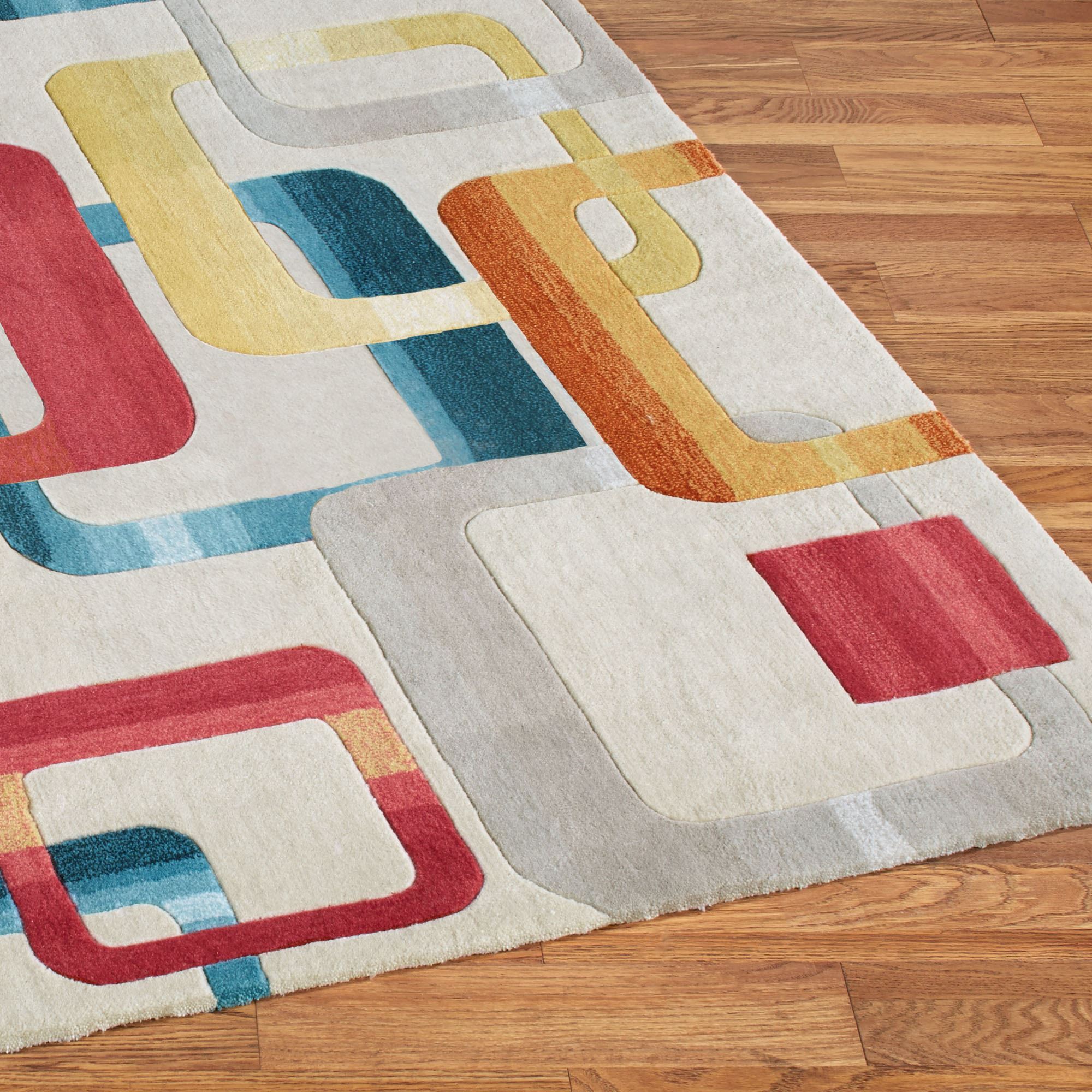 Retro rugs retro modo rug runner multi jewel 23 x 76 QAJBWJU