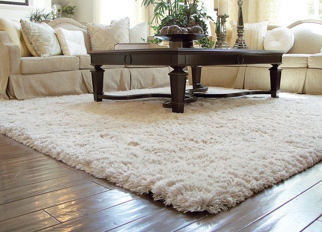 room rugs auroroa borealis shag rug traditional-living-room MUJJHXU