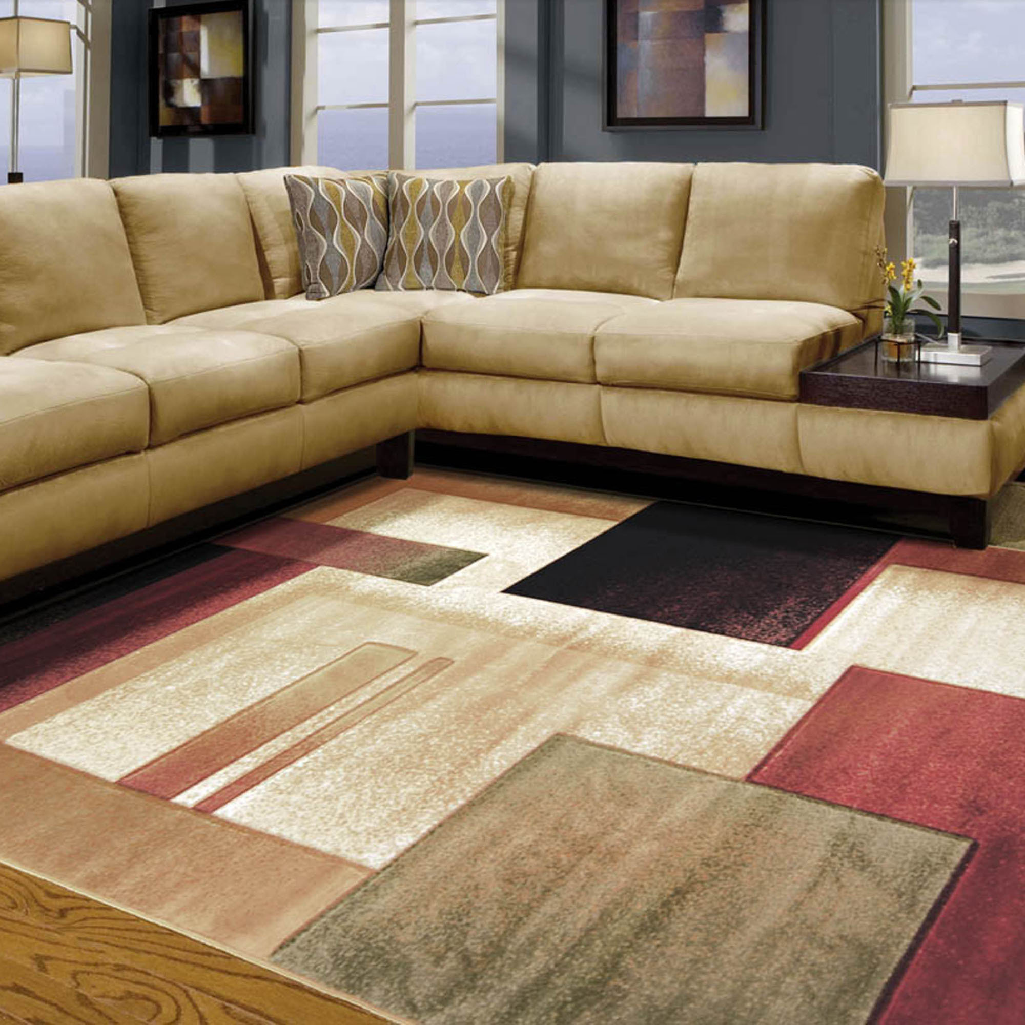 room rugs ... awesome rug design for modern living room ... RTSNOYM